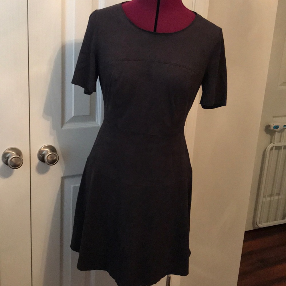 Altar’D State faux suede black dress